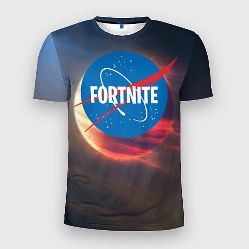 Мужская спорт-футболка Fortnite NASA / 3D-принт – фото 1