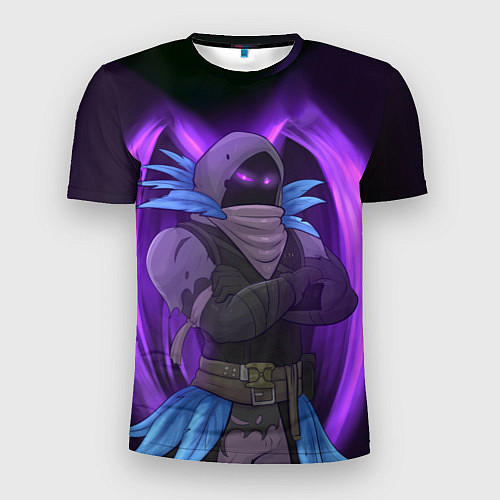 Мужская спорт-футболка Violet Raven / 3D-принт – фото 1