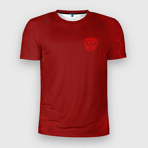 Мужская спорт-футболка Russia 2022 Red Mashine / 3D-принт – фото 1