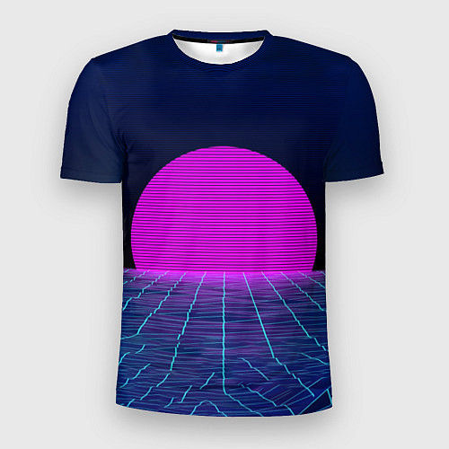 Мужская спорт-футболка Digital Sunrise / 3D-принт – фото 1