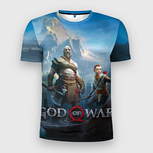 Мужская спорт-футболка God of War / 3D-принт – фото 1