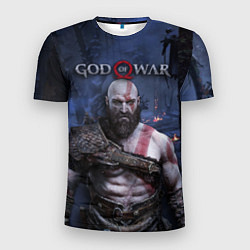 Футболка спортивная мужская God of War: Kratos, цвет: 3D-принт