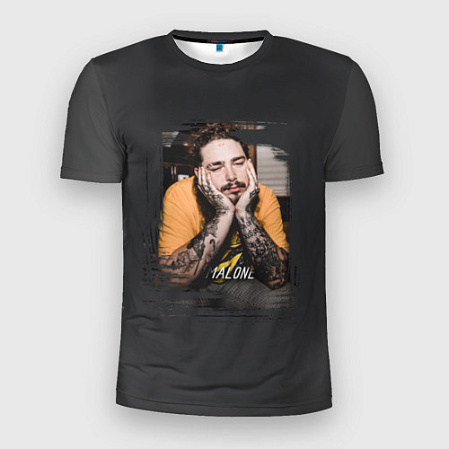 Мужская спорт-футболка Post Malone / 3D-принт – фото 1