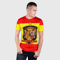 Футболка спортивная мужская Сборная Испании, цвет: 3D-принт — фото 2