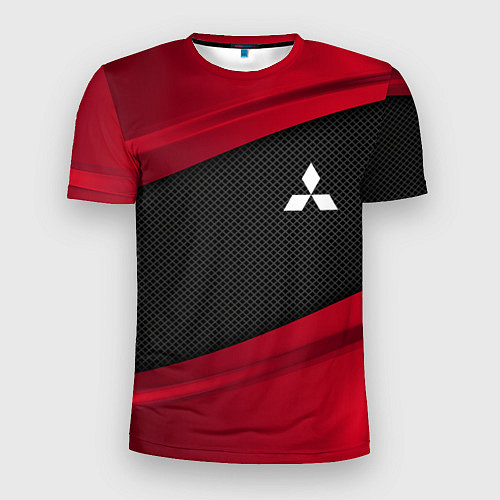 Мужская спорт-футболка Mitsubishi: Red Sport / 3D-принт – фото 1