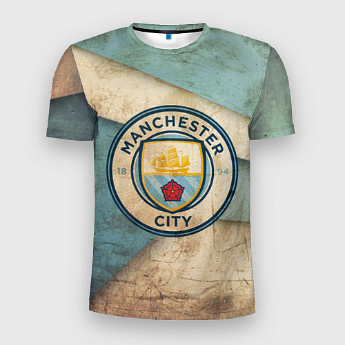 Мужская спорт-футболка FC Man City: Old Style / 3D-принт – фото 1