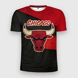 Футболка спортивная мужская Chicago Bulls: Old Style, цвет: 3D-принт