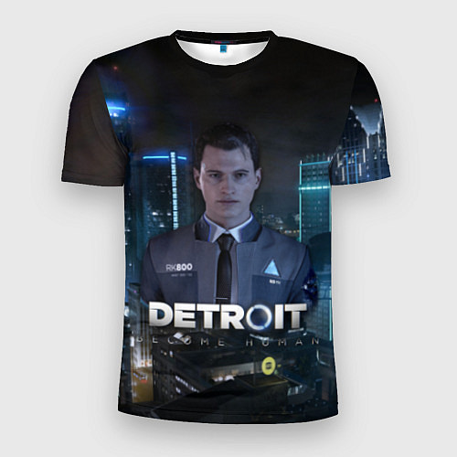 Мужская спорт-футболка Detroit: Connor / 3D-принт – фото 1