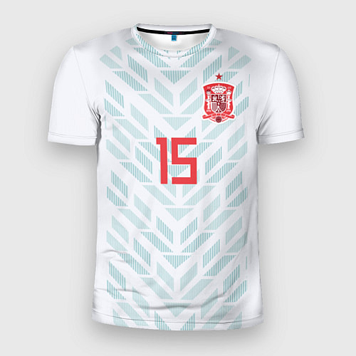 Мужская спорт-футболка Ramos Away WC 2018 / 3D-принт – фото 1