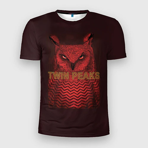 Мужская спорт-футболка Twin Peaks: Red Owl / 3D-принт – фото 1