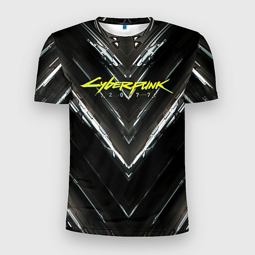 Мужская спорт-футболка Cyberpunk 2077 / 3D-принт – фото 1
