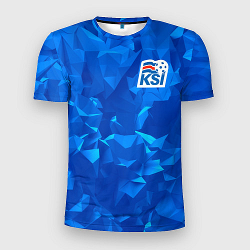 Мужская спорт-футболка KSI Iceland Winter / 3D-принт – фото 1