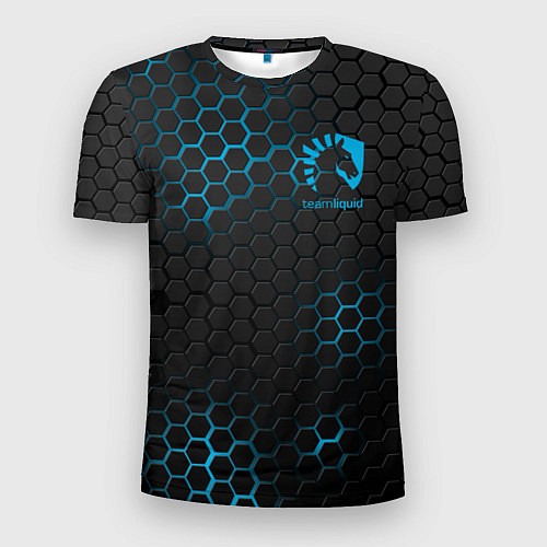 Мужская спорт-футболка Team Liquid: Carbon Style / 3D-принт – фото 1