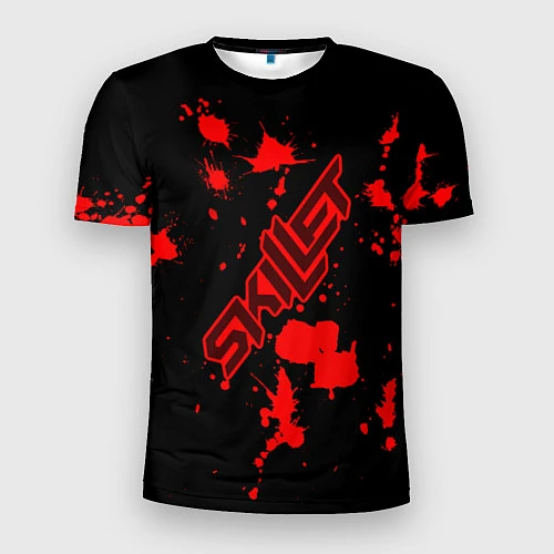 Мужская спорт-футболка Skillet: Blood Style / 3D-принт – фото 1