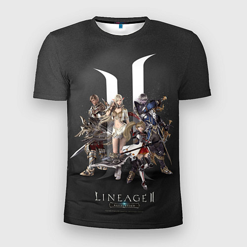Мужская спорт-футболка LineAge 2: Revolution / 3D-принт – фото 1