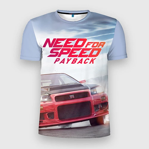 Мужская спорт-футболка Need for Speed: Payback / 3D-принт – фото 1