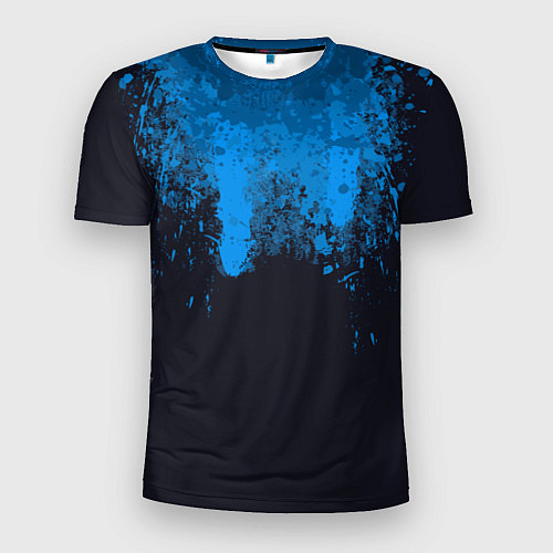 Мужская спорт-футболка Android Blood: Blue / 3D-принт – фото 1