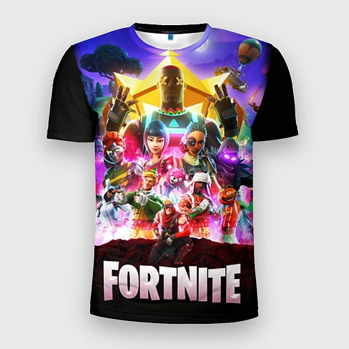 Мужская спорт-футболка Fortnite: Battle Royale / 3D-принт – фото 1