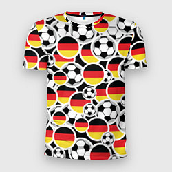 Мужская спорт-футболка Германия: футбольный фанат