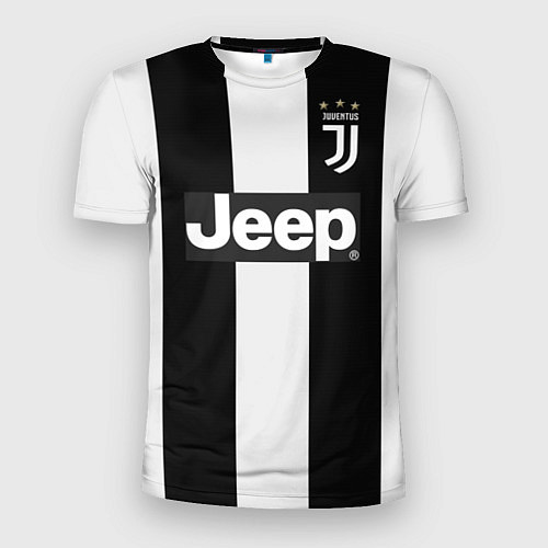 Мужская спорт-футболка FC Juventus: Ronaldo Home 18-19 / 3D-принт – фото 1