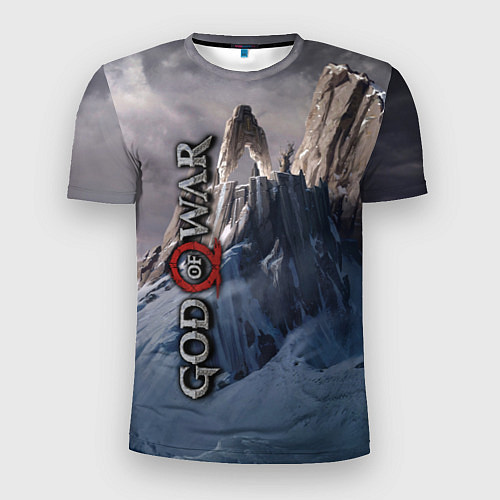 Мужская спорт-футболка God of War: Winter / 3D-принт – фото 1