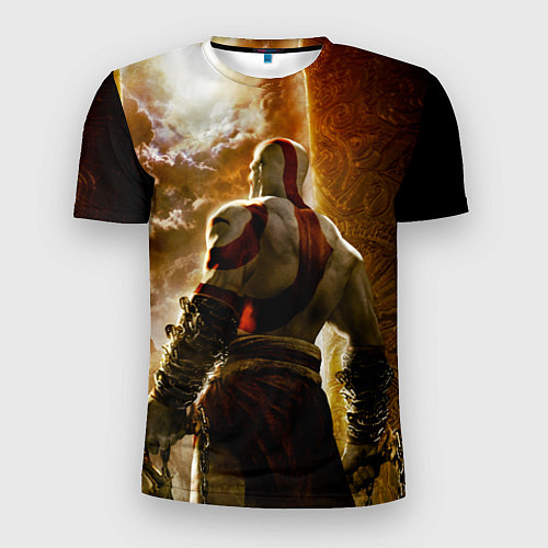 Мужская спорт-футболка Генерал Кратос / 3D-принт – фото 1