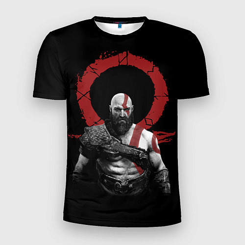Мужская спорт-футболка God of War IV / 3D-принт – фото 1