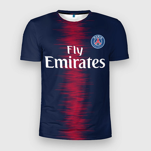 Мужская спорт-футболка FC PSG Mbappe 18-19 / 3D-принт – фото 1