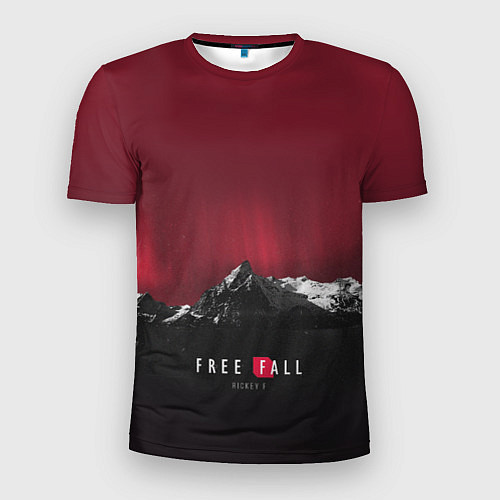 Мужская спорт-футболка Free Fall / 3D-принт – фото 1
