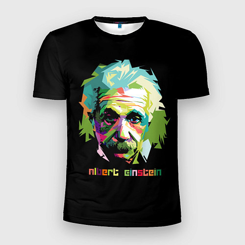 Мужская спорт-футболка Albert Einstein / 3D-принт – фото 1