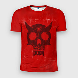 Мужская спорт-футболка DOOM: Devil Skull