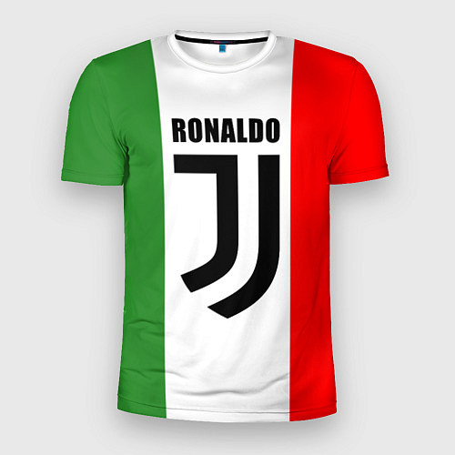 Мужская спорт-футболка Ronaldo Juve Italy / 3D-принт – фото 1