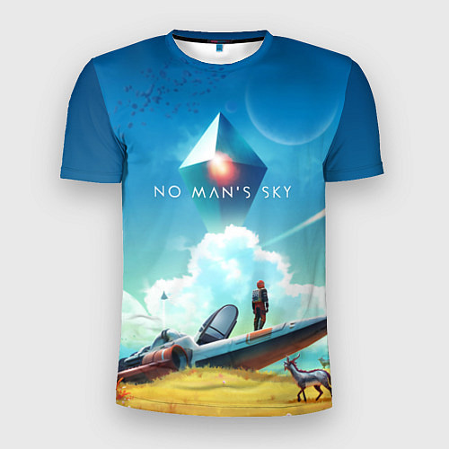 Мужская спорт-футболка No Man’s Sky: Atlas Rises / 3D-принт – фото 1