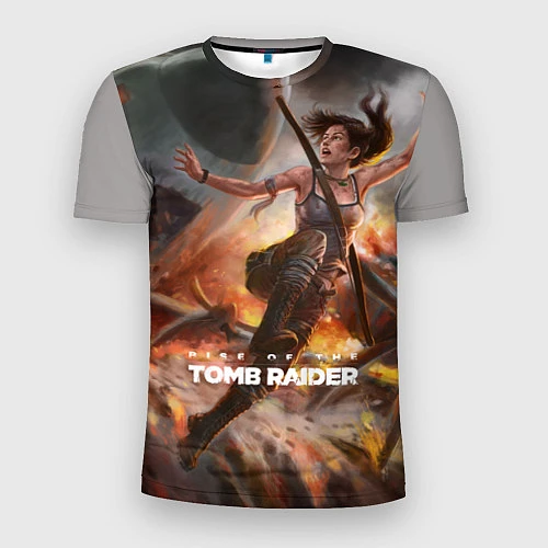Мужская спорт-футболка Tomb Raider / 3D-принт – фото 1