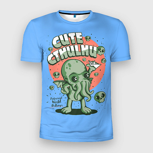 Мужская спорт-футболка Cute Cthulhu / 3D-принт – фото 1