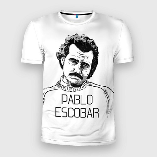 Мужская спорт-футболка Pablo Escobar / 3D-принт – фото 1