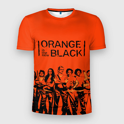 Мужская спорт-футболка ORANGE IS THE NEW BLACK / 3D-принт – фото 1