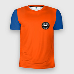 Футболка спортивная мужская DBZ: Goku Emblem, цвет: 3D-принт