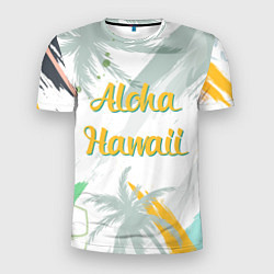 Футболка спортивная мужская Aloha Hawaii, цвет: 3D-принт