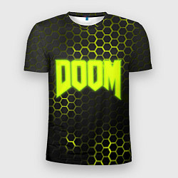 Мужская спорт-футболка DOOM: Acid Green