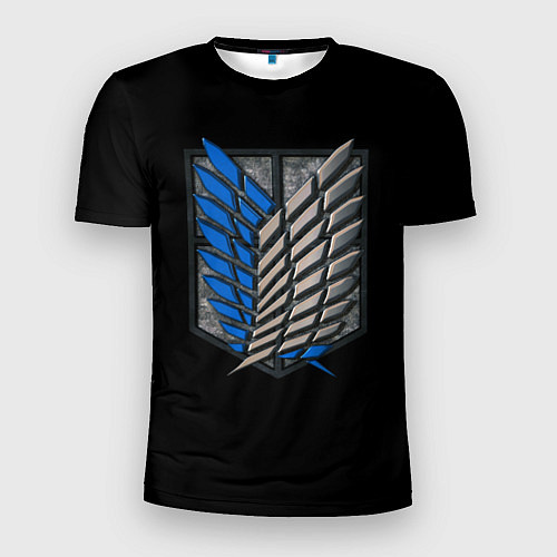 Мужская спорт-футболка Стальные крылья / 3D-принт – фото 1