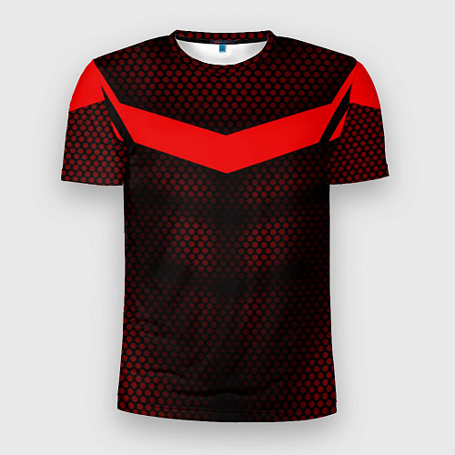 Мужская спорт-футболка Красная броня / 3D-принт – фото 1