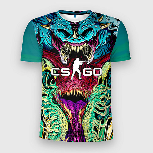 Мужская спорт-футболка CS:GO Beast Rage / 3D-принт – фото 1