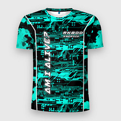 Футболка спортивная мужская Detroit: RK800 AM I ALIVE?, цвет: 3D-принт