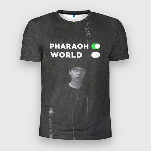 Мужская спорт-футболка Pharaon On, World Off / 3D-принт – фото 1