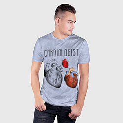 Футболка спортивная мужская Cardiologist, цвет: 3D-принт — фото 2