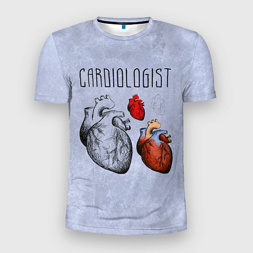 Мужская спорт-футболка Cardiologist / 3D-принт – фото 1