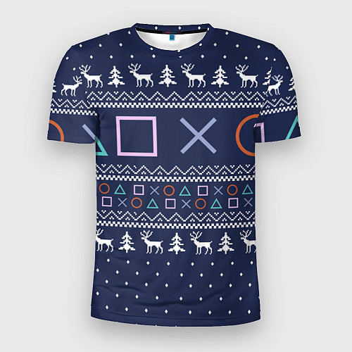 Мужская спорт-футболка Winter PS / 3D-принт – фото 1