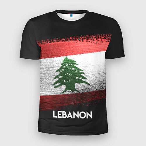 Мужская спорт-футболка Lebanon Style / 3D-принт – фото 1