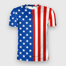 Футболка спортивная мужская American Patriot, цвет: 3D-принт